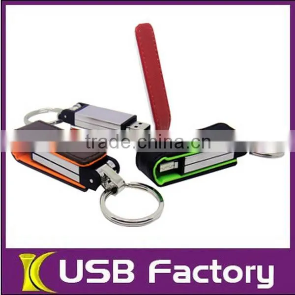 New products beautiful oem leather usb pen drives