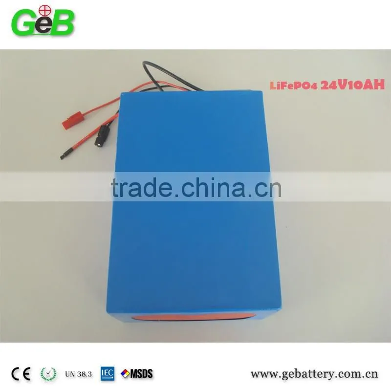 24v 9Ah LiFePO4 battery pack for E-scooter, electric bike battery