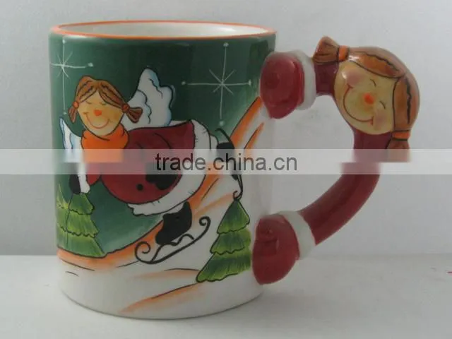 2015 High Quality Hand Painted Wholesale Ceramic Coffee Mugs