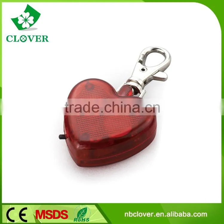 Promotion gift plastic 1 led mini led flashlight keychain wholesale