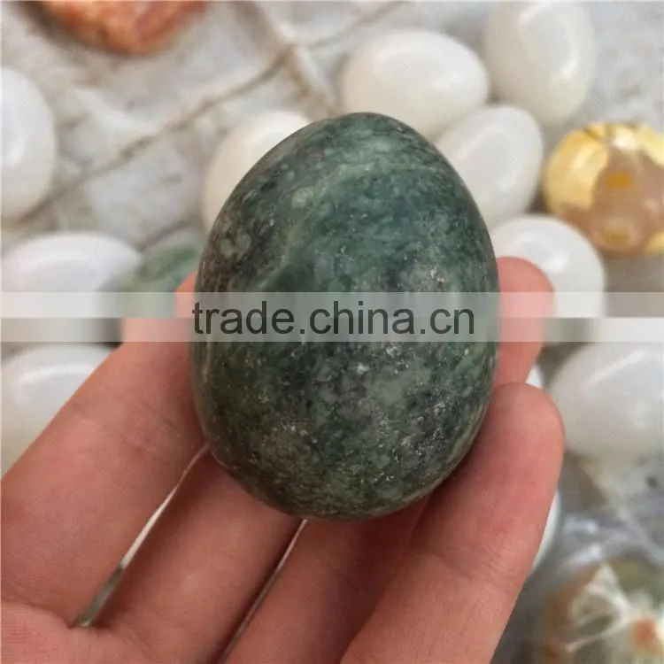 Natural Polished Crystal Stone Jade Yoni Egg For Sale