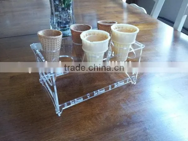 Customized antique acrylic train shaped candy tin box