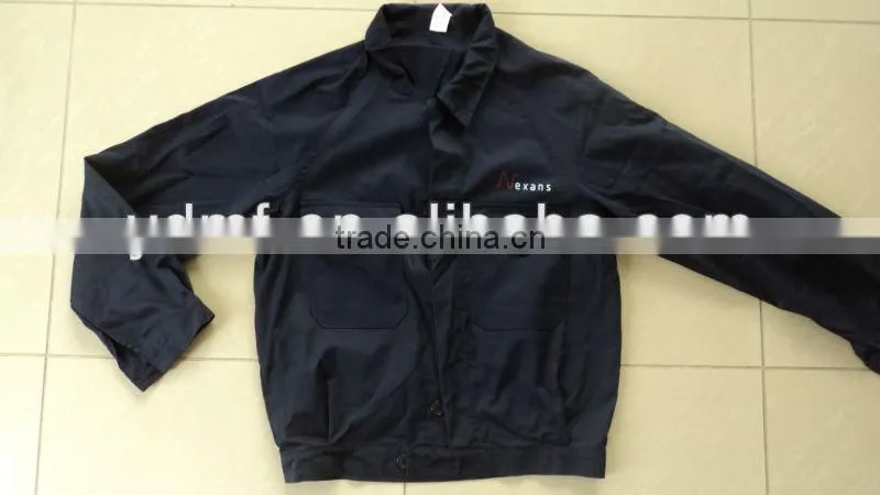 navy blue hot sale men's 100% cotton Jacket workwear