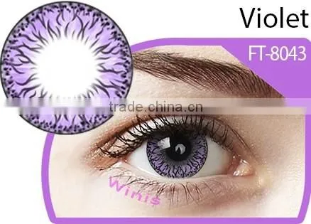 New 17mm 1 year big diameter made in korea Lucille Ivy cheap contact lenses from china