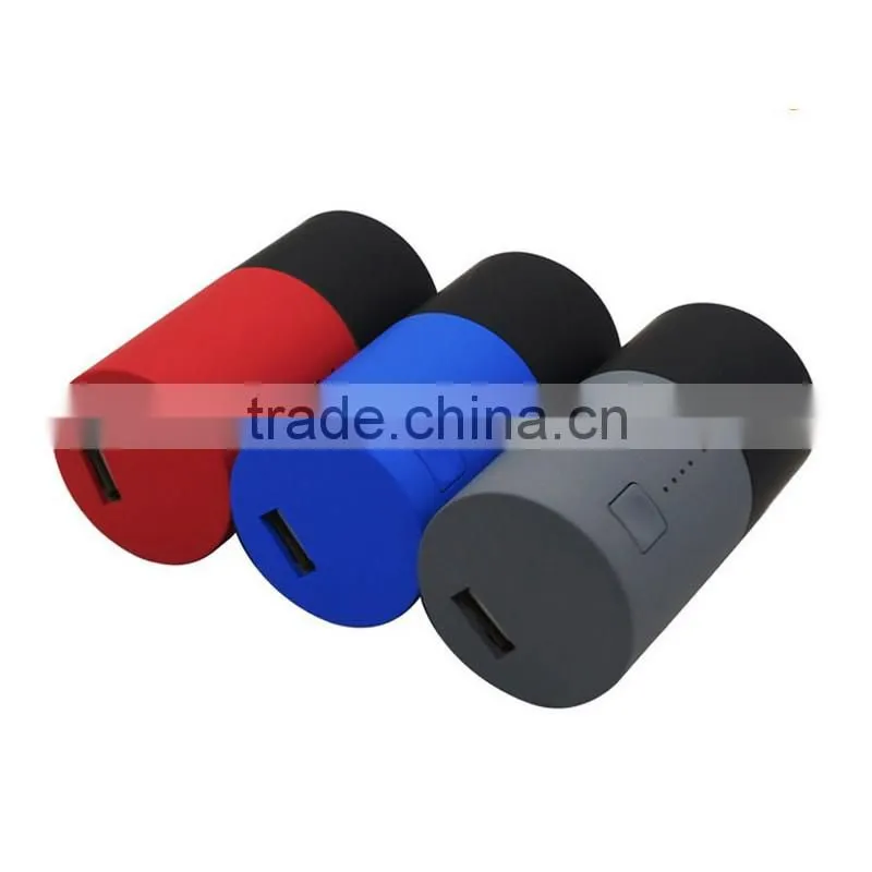New power bank direct charging mobile charger round shape power bank 2600mah