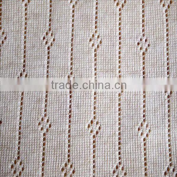 pointelle oeko rib tubular rib fabric