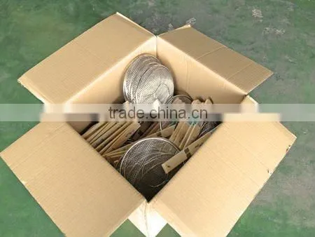 Noodle Strainer with Bamboo Handle Vertical 27cm