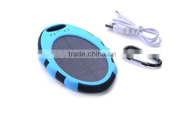 Mobile phone accessory 4000mAh mobile solar charger solar mobile phone charger solar charger for mobile with keychain