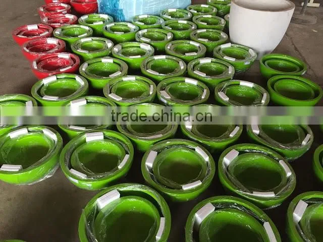 Cheap plastic flower pots wholesale, outdoor fiberglass flower pots