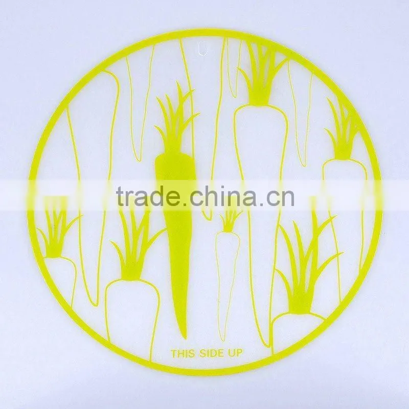 attractive pp roound shape chopping board