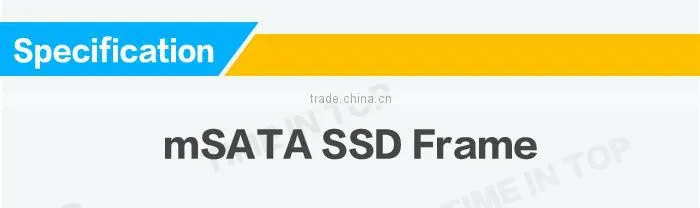 mSATA SSD to Laptop optical drive HDD Caddy