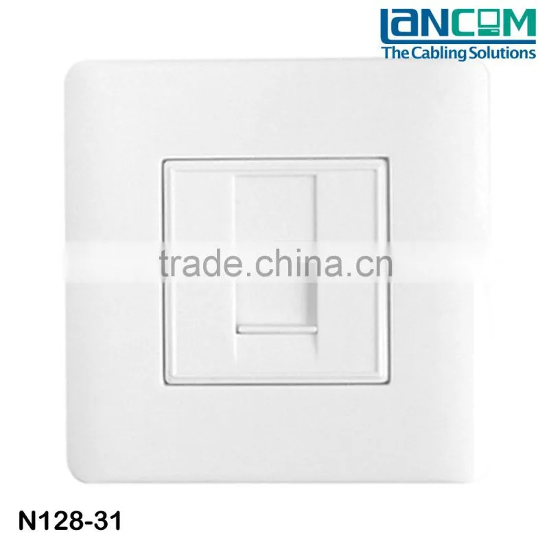 Lancom Over 5 Years Experience Factory wholesale Network Face Plate with single/dual/four port