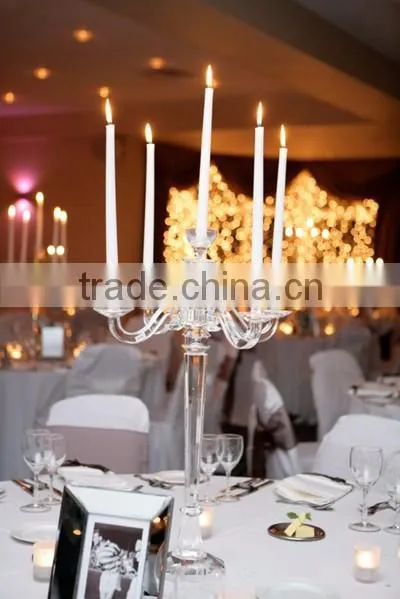 tall wedding centerpiece crystal candelabra hot sell table flower candelabra