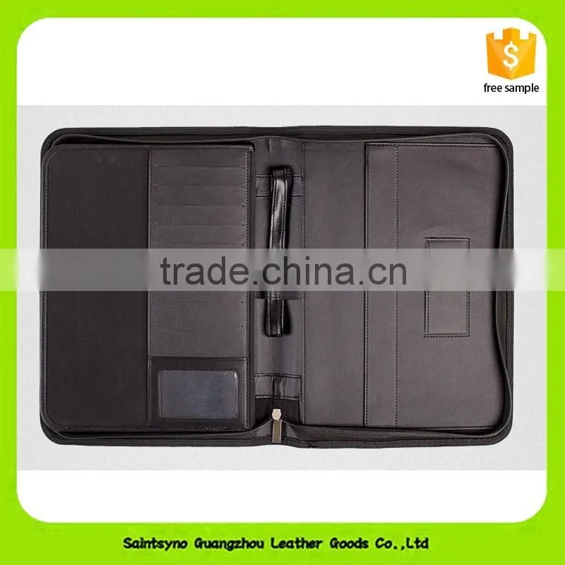16015 2016 New zipper paper file folders document holder