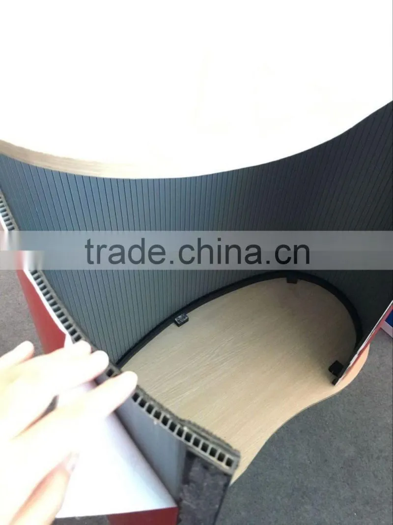 New 2016 hotsales promotion table, wooden reception table for exhibition
