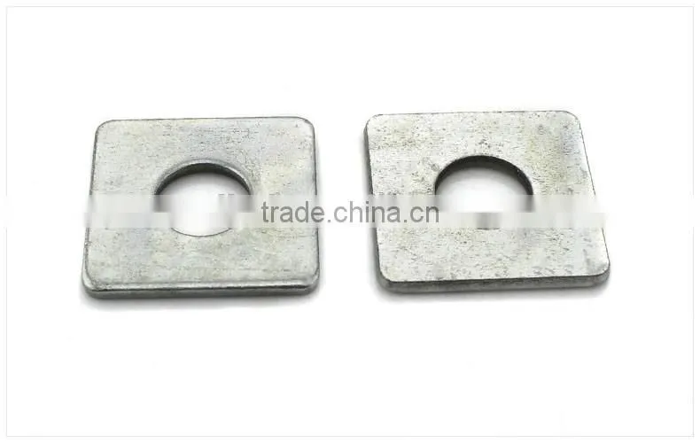 High Quality Zinc Plated Steel Flat Square Washer Din436
