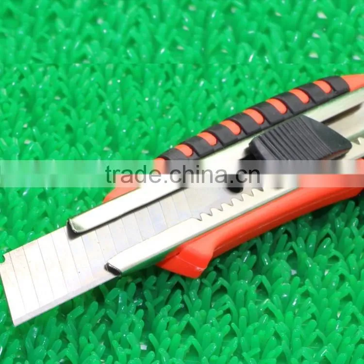 2016 High quality 18mm plastic wrap utility stainless steel art cutter knife