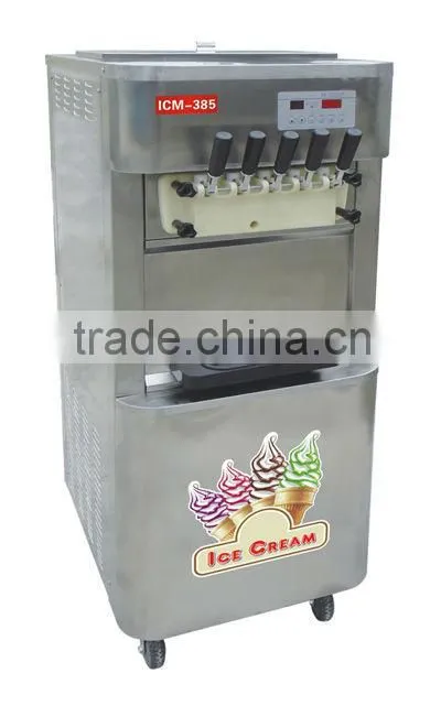 3+2 mixed flavour floor model soft ice cream machine