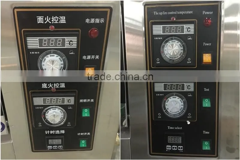 2-Deck 4-Pan New Gas/Electric Oven/Pizza Oven with Mechanical Control Digital Display