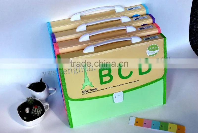 Exquisite Expanding/hanging File folder with elastic closure