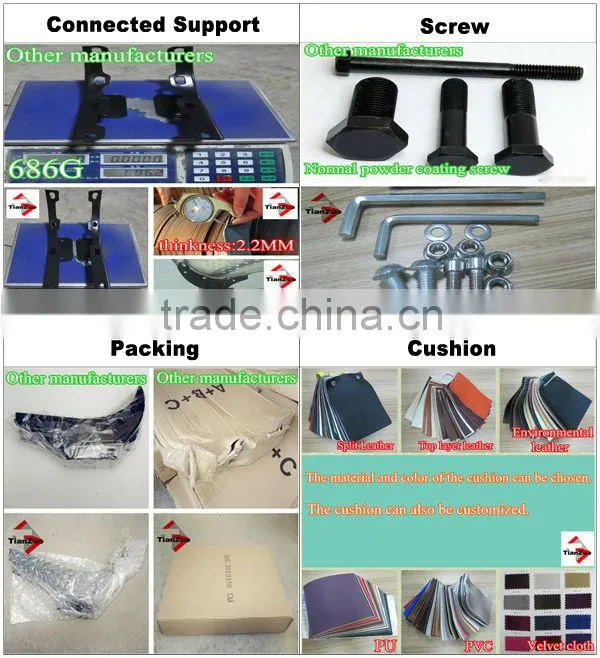 leather steel chair flat bench no backrest