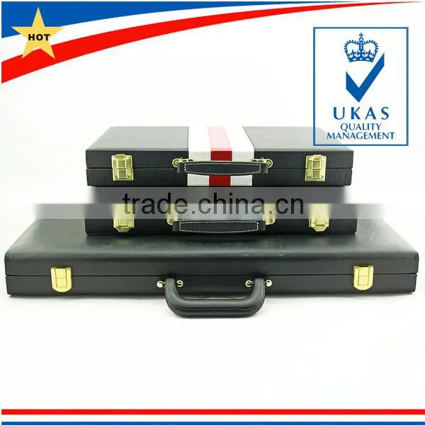 new design professional leather backgammon set