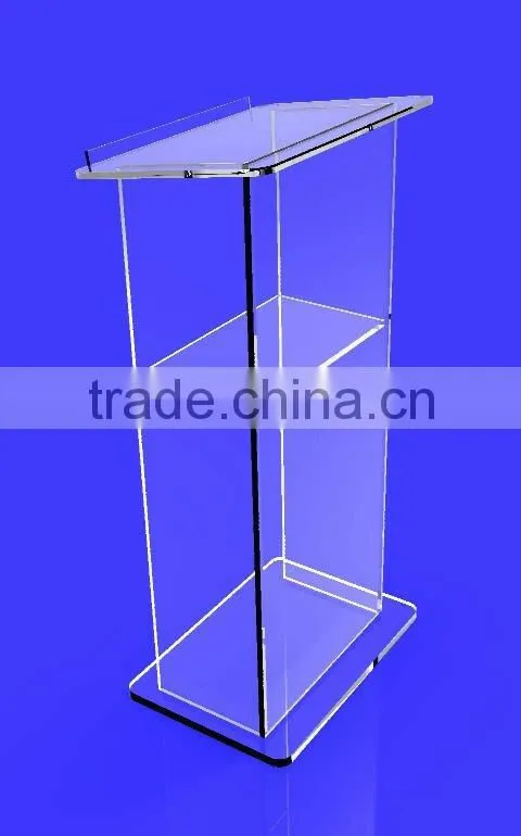 High quality clear custom perspex church podium/pulpit for sale