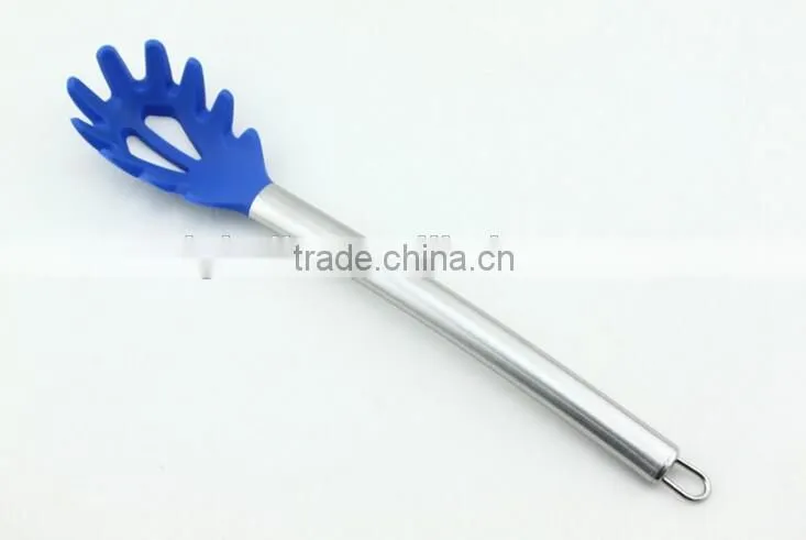 Silicone Kitchen Utensil 6 Piece Cooking Tools With Stainless Steel Handle