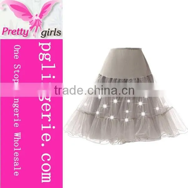 2016 Hot sale Women Tulle Adult Led Tutu Skirt Lights