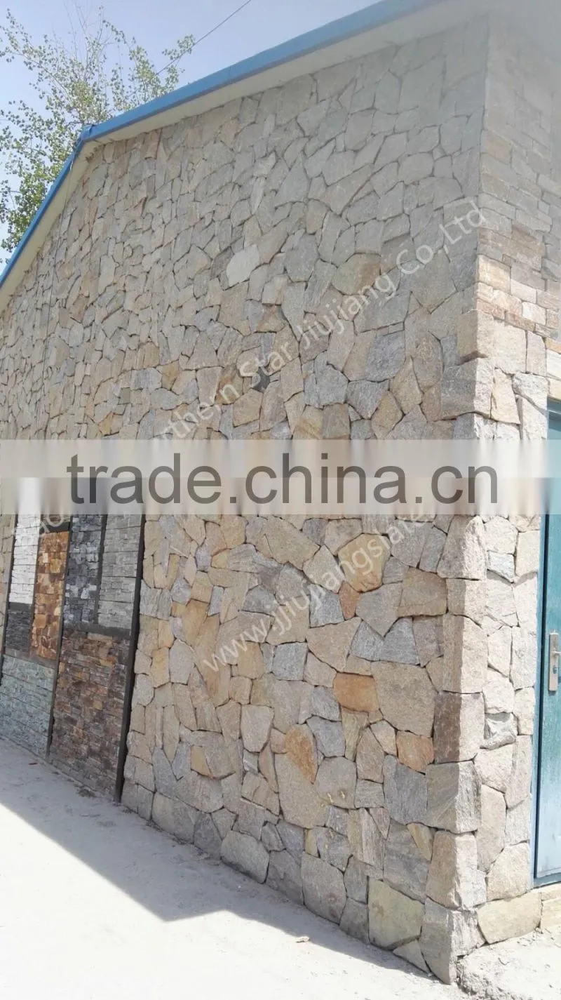 golden quartzite decorative flexible veneer stone