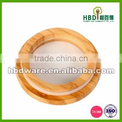 Hot new products for 2016 bamboo wood lid for glass jar,mason jar lid for sale