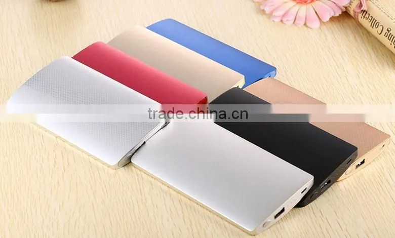 2016 Aluminum Comfortable Handle Excellent Design 6000mAh Power Bank Housing