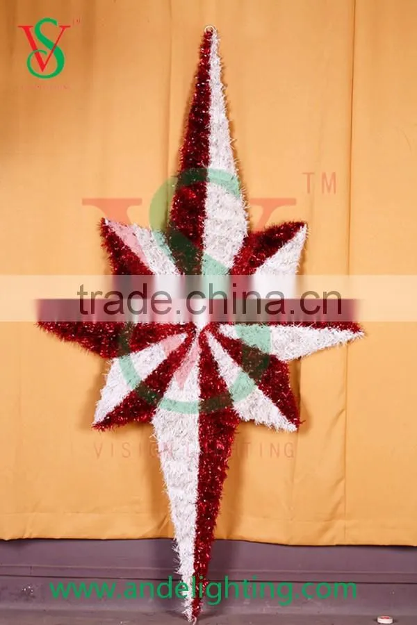 Factory price high quality garland LED motif light Eight Star light