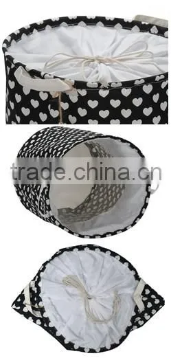 Most Safe Kids Clothes Storage Fabric Basket with Handles