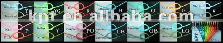 brightness neon colorful el luminescent wire