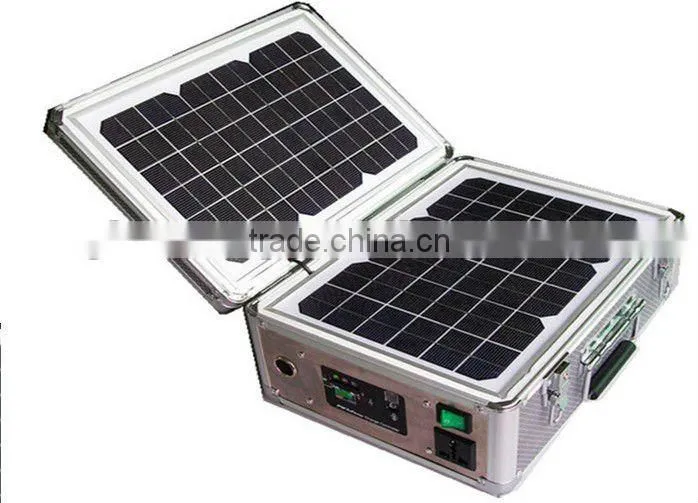 Protable 40w home solar power system