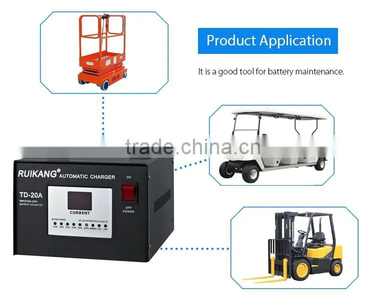 2016 New Type Suitable for Forklift convertible plug charger