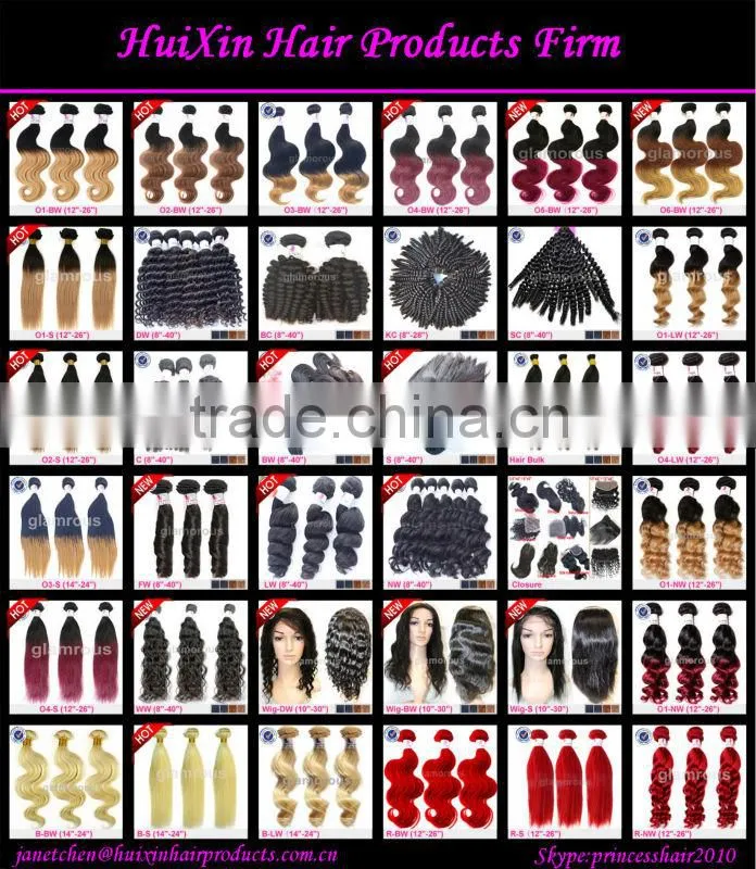 Wholesale price wavy human hair extension in hair dubai