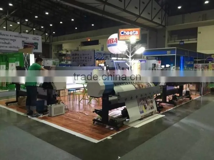 high quality stable machine 1.9m DX5 Printhead UV LED roll to roll Inkjet Printer