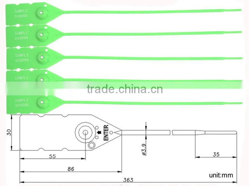 Pull Tight Plastic Security Seal DP-365RL