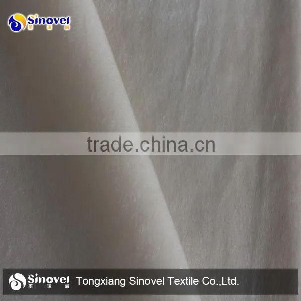 100% Polyester plain velvet fabric/ toy fabric/ soft