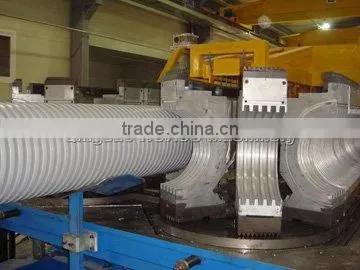 PVC Pipe Extruding Machine Corrugated Pipe Extrusion Line