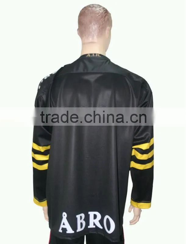 high quality wholesale embroidery sublimation ice hockey jersey