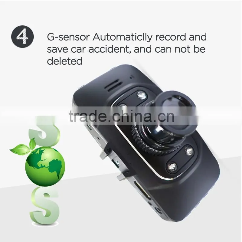 Alibaba in the Russian - 2.7 "LCD wide-angle G Sensor video vehicle tracking system