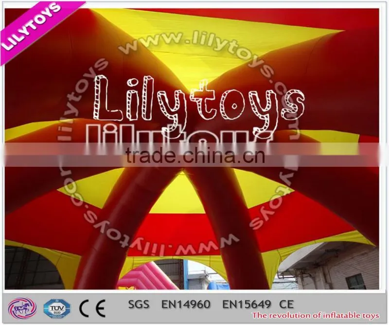 Colorful inflatable tent/dome tent inflatable/tent with post for sale