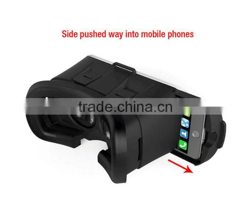 3D Virtual Reality Headset Compatible For Smartphones,Shocking 3d Effect Glasses With Adjustable Strap