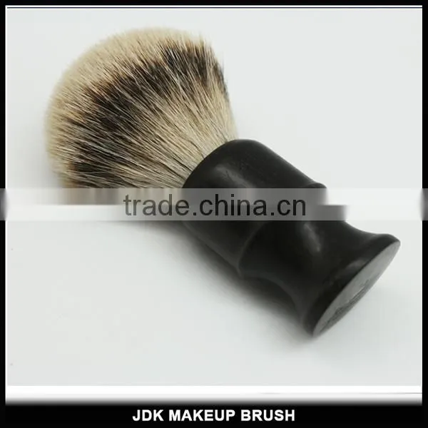 Perfect holy black shaving brush, custom logo metal shaving brush in black hair