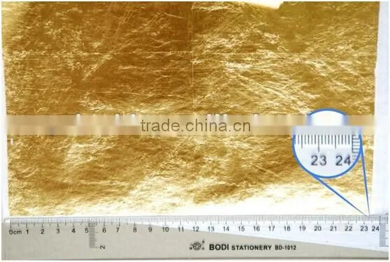 24K Pure Gold Leaf Sheets For Beauty