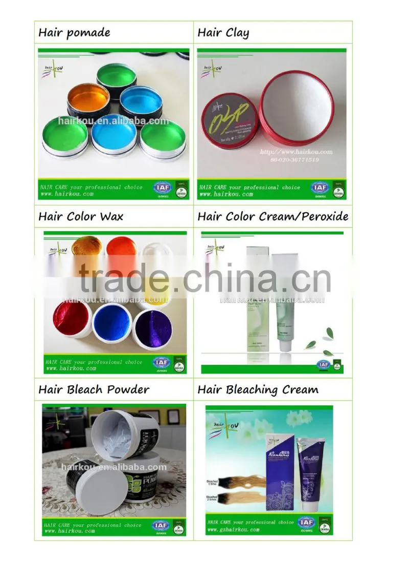 Party night glitter hair color wax for men and lady 100g