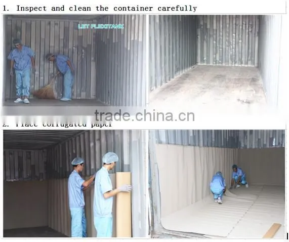best price and food grade LET container flexibag